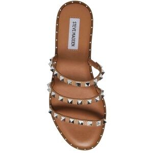Steve Madden studded tan sandles size 9
